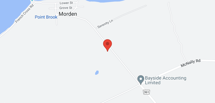 map of 2207 MORDEN Road